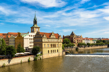 Fototapeta na wymiar Vltava River in Prague