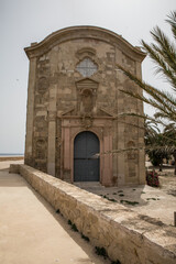 Fototapeta na wymiar Tabarca island church Alicante Spain on
