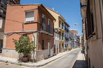 Fototapeta na wymiar City streets of Alicante Spain