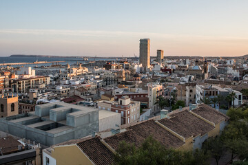 Obraz premium panoramic view of Alicante city in Spain