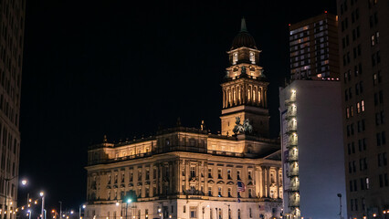 Fototapeta premium Old building Detroit