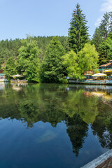 Fototapeta na wymiar Center of famous spa resort of Velingrad, Bulgaria