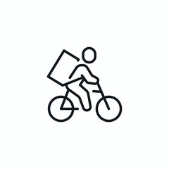 Delivery Courier Job Bicycle Human