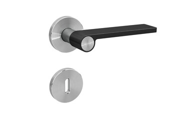ALUMINIUM DOOR HANDLE ON PNG TRANSPARENT BACKGROUND