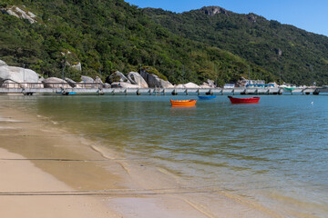 Fototapeta premium Fisherman Boats on the beach
