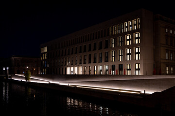 nacht am Humboldt-Forum, Berlin Mitte