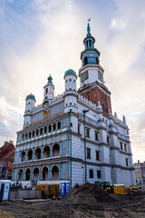 Dauerbaustelle in der Altstadt von Poznań, Polska (Polen)