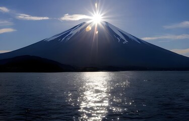 富士山　初日の出