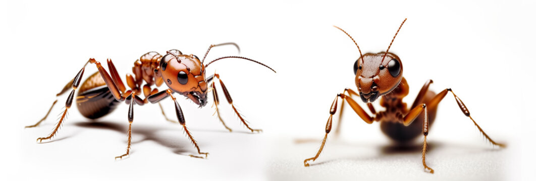 The ant  isolated image on white background

