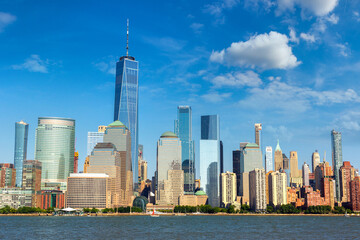 Manhattan cityscape in New York