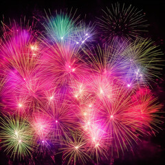 fireworks in the night