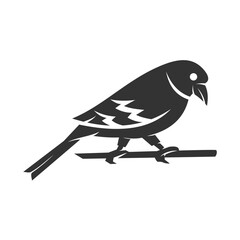 Obraz premium finch bird logo template Icon Illustration Brand Identity