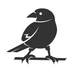 Obraz premium finch bird logo template Icon Illustration Brand Identity