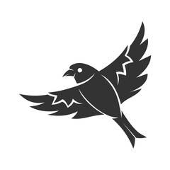 Obraz premium finch bird logo template Icon Illustration Brand Identity