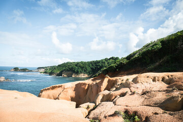 Red Rocks at Pointe Baptiste in Calibishie, Caribbean Island of Dominica