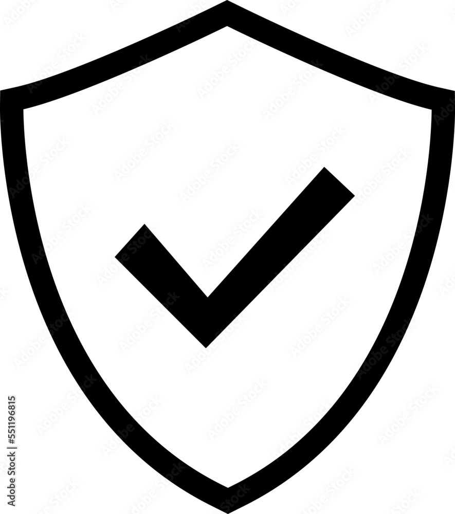 Poster shield vector icon. protection icon vector. security vector icon on white background..eps