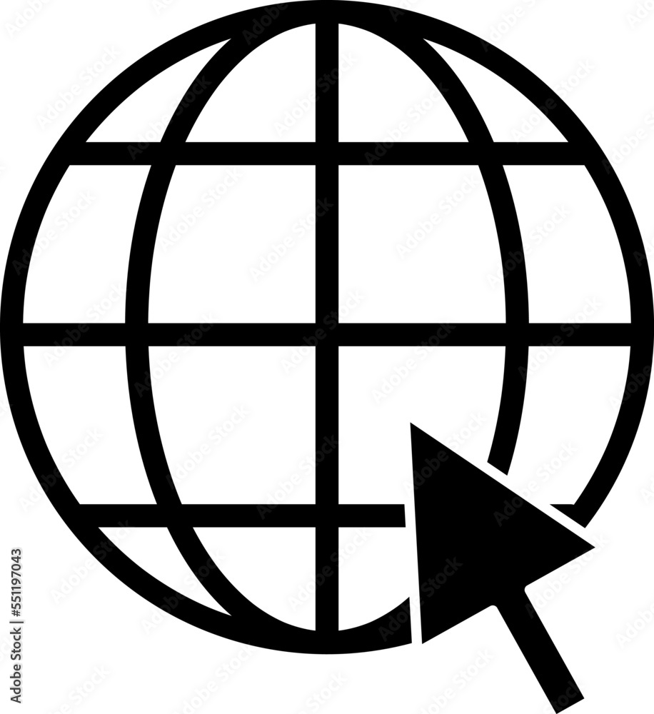 Poster website icon. go to web icon in trendy flat style isolated on white background. internet symbol..eps