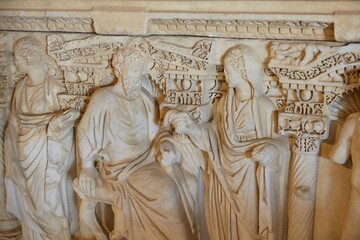 An Ancient Sarcophagus from the Hierapolis Museum