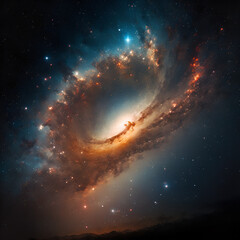 Fototapeta premium galaxy and stars