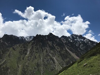 Obraz premium Terskey Alatoo gorge in the Northern Tianshan mountains, Kyrgyzstan