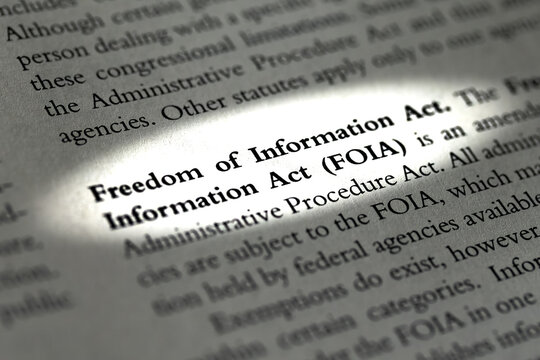 Freedom Of Information Act Information Act FOIA In Business Law Book