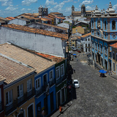 Fototapeta na wymiar The view of pelourinho, Salvador, Bahia, Brazil