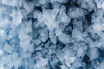 Obraz premium Rock shaped frozen ice texture