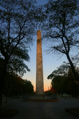The Walled Obelisk or Column of Constantine (Turkish: Orme Dikilitas) on Sultanahmet Hippodrome...
