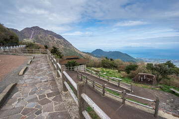 Fototapeta na wymiar 眉山　雲仙普賢岳