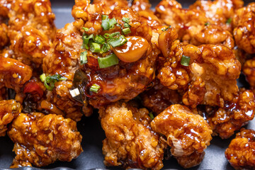 Korean style food delicious chicken