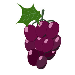 grape with leaf