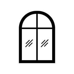 window ,icon, design, flat, style, trendy, collection, template