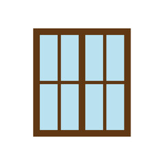 window ,icon, design, flat, style, trendy, collection, template
