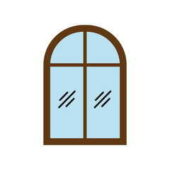 window ,icon, design, flat, style, trendy, collection, template