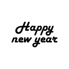 happy new year ,icon, design, flat, style, trendy, collection, template