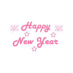 happy new year ,icon, design, flat, style, trendy, collection, template