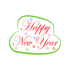 happy new year ,icon, design, flat, style, trendy, collection, template