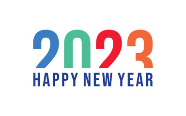 LOGO DESIGN BANNER FOR HAPPY NEW YEAR SIMPLE 1