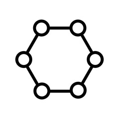 molecule ,icon, design, flat, style, trendy, collection, template