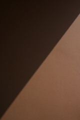 brown wall textured background with shadow