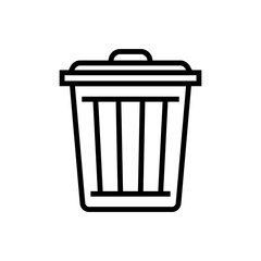 trash can ,icon, design, flat, style, trendy, collection, template