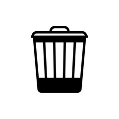 trash can ,icon, design, flat, style, trendy, collection, template