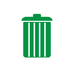 trash can ,icon, design, flat, style, trendy, collection, template