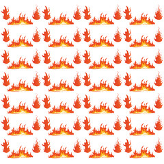 Fire flames pattern