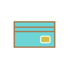 credit card ,icon, design, flat, style, trendy, collection, template