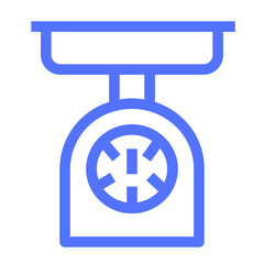 Fototapeta premium Equipment Kitchen Scale Scales Weight Icon