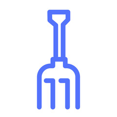 Farmer Pitchfork Gardener Agriculture Icon