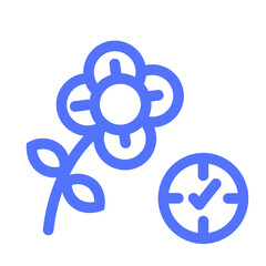 Flower Flowering Grow Growth Time Icon