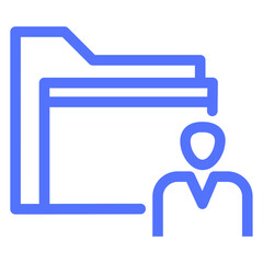 Folder Archive File Directory User Personnal Icon