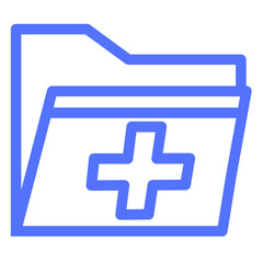 Folder Medical Medicine File Document Records Icon